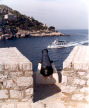 Hydra - cannons still guard the harbour
