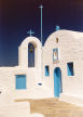 Nisyros - the chapel and the bell tower in Stavros monastery