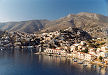 Symi - overlooking Yialos harbour from the east