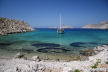Symi - Agios Isodoros, one of the small secluded beaches on Symi reached only on foot - or the occasional caique from Turkey
