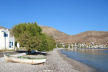 Tilos - the town  beach, also used by local fishing boats