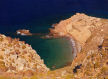 Tilos - one of many small beaches reached only by small boat or scrambling down