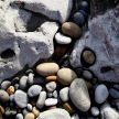 rock and pebbles, Gower coast