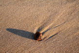 sand detail - the effect of tide, wind and shadow