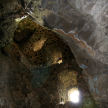 inside Culver Hole - showing built-in nesting holes for rock pigeons