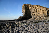 the cliff on the west side of Nash Point
