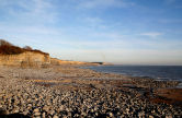 Glamorgan Heritage Coast - looking East across the rocky foreshore at Nash Point