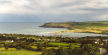 Newport Pembs: looking across the village and the estuary from Carn Ingli