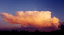 Sunrise and storm cloud, Pontypool
