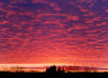 Red sky in the morning ......., Pontypool
